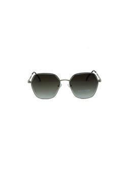 Kenneth Cole - Unisex UV Protected Green Lens Hexagonal Sunglasses (59)