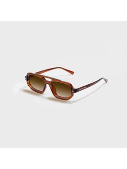 SAM AND MARSHALL - Unisex UV Protected Brown Lens Wayfarer Sunglasses