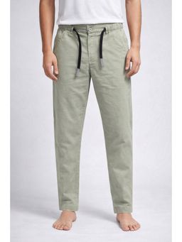 Parcel Yard - Green Parcel Yard Mens Regular Fit Track Pants