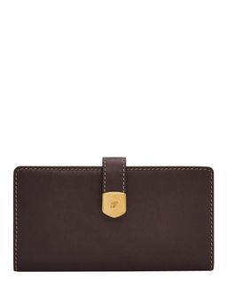 Fossil - Lennox Solid-Plain Brown Leather Wallet (S)