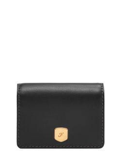 Fossil - Lennox Solid-Plain Black Leather Wallet (S)