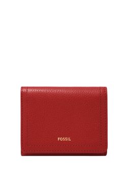 Fossil - Logan Solid-Plain Red Leather Wallet (S)