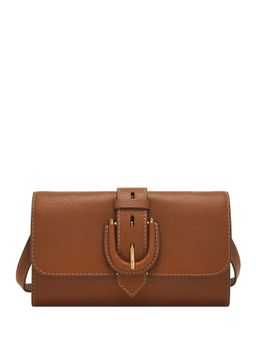 Fossil - Harwell Solid-Plain Brown Leather Crossbody Bag (S)