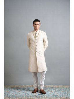 Gargee Designers - Kunal Ivory Sherwani with Kurta and Pant