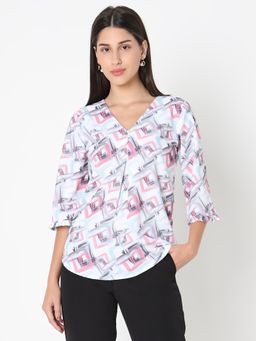 Not So Pink - Pink Printed Top