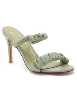 London Rag - Solid Green Heels