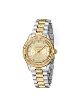 Roberto Cavalli - Women Gold Round Dial Watch - RC5L063M0085