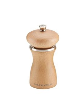 Cole & Mason - Sherwood Sand Pepper Mill For thinKitchen, Wood Light Brown, 120 mm