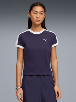 Puma - T7 Family Women Slim Cotton T-Shirt