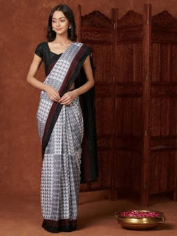 Fabindia - Cotton Ikat Weave Sari