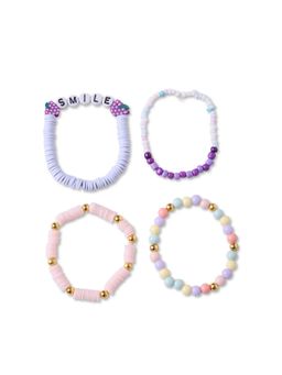 Arendelle - Multi-Color Beads Self Design Bracelets (Pack of 4)