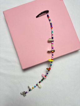 Arendelle - Multi-Color Beads Self Design Hair Clip