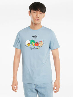 Puma - Club Graphic Mens Blue T-Shirt