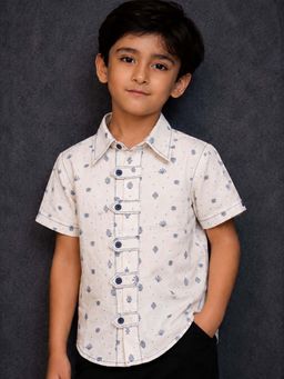 Babies of Wonder - Boys Linen Arrow Shirt