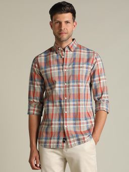 Dockers - Men Checked Multi-Color Classic Fit Shirt