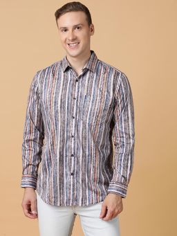 TABARD - Pure Cotton Full Sleeve Collared Shirt for Men Multi-Color