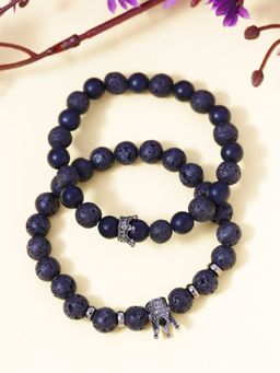 Yellow Chimes - Unisex 2 Black Bracelet