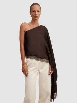 Forever New - Women Brown Solid/Plain Polyester Top