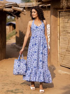 Cotton maxi dress online india Clearance