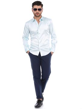 polyester satin shirt