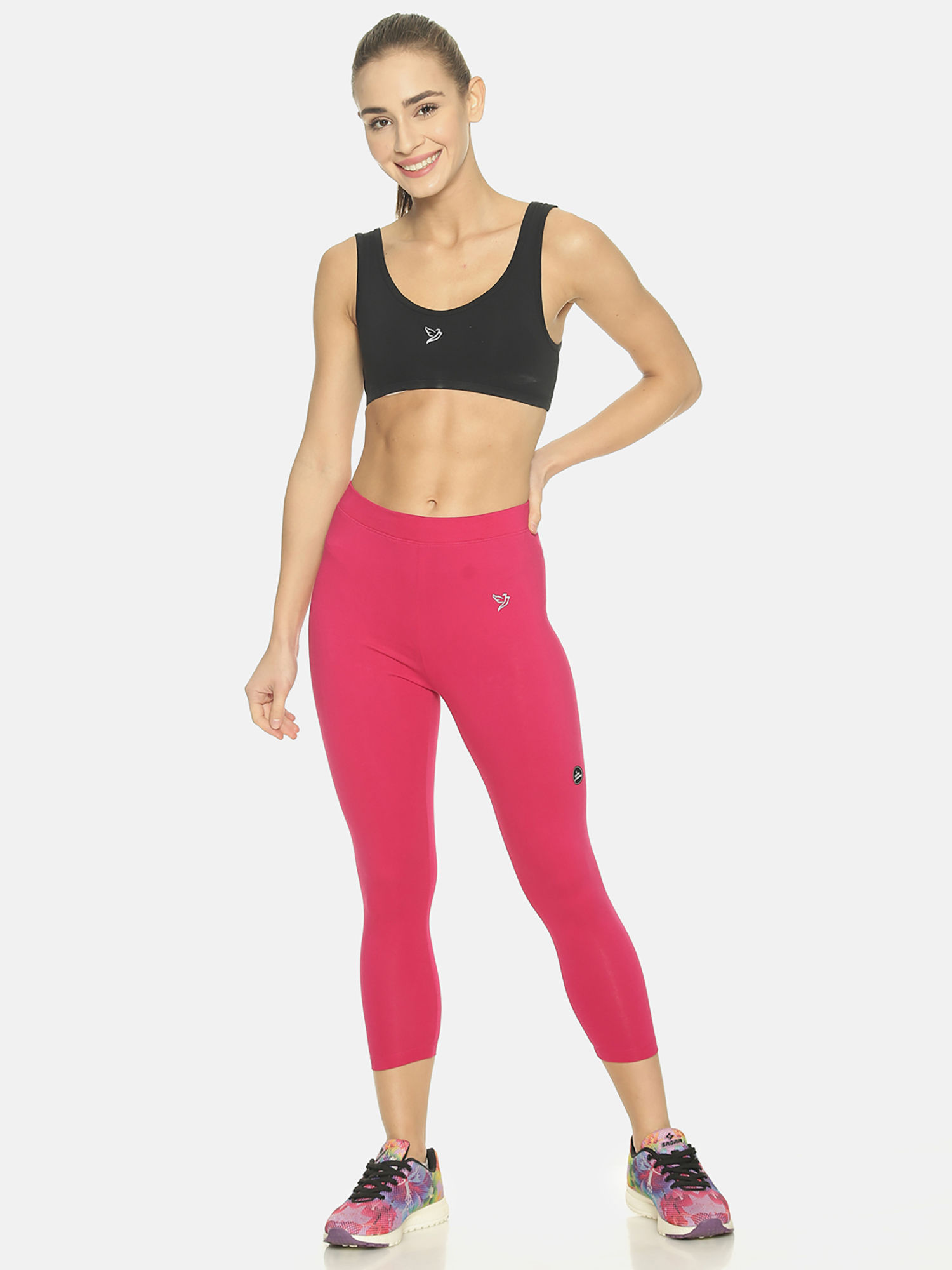 TWIN BIRDS Women Capri Legging Combo 