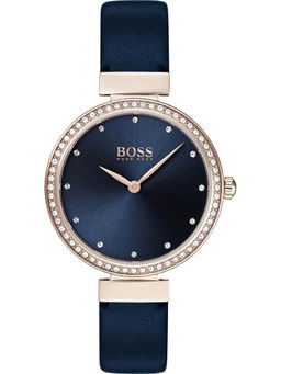 Boss - Blue Round Analog Watch - 1502477