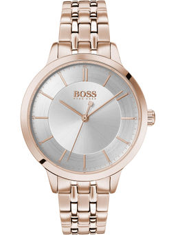 Boss - Silver Round Analog Watch - 1502514