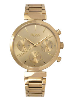 Boss - Flawless 24h Indicator Date Analog Yellow Dial Women's Watch -1502532