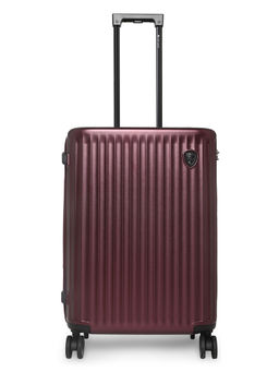HEYS - SMARTLUGGAGE Burgundy Color Polycarbonate Material Hard 26" Medium Trolley