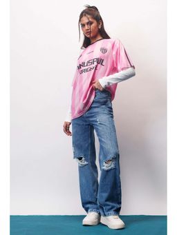 FREAKINS - City Chill Ripped Straight Jeans