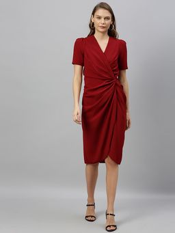 RAREISM - Red Olivia Petal Dress