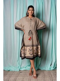 NAVYAS FASHION - Bagru Hand Block Print Kaftan