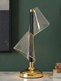 Aarvi Decor - Fibreglass Modern Led Table Lamp