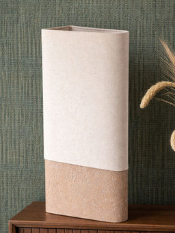 Aarvi Decor - Beige Stone Decorative Terra Block Lamp