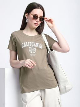 R&B - Brown Slogan / Typographic Regular T-Shirt