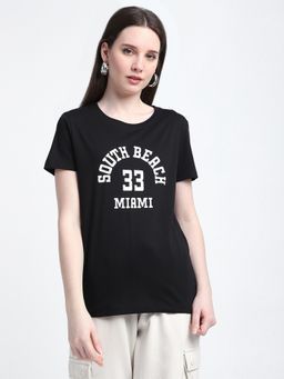 R&B - Black Slogan / Typographic Regular T-Shirt