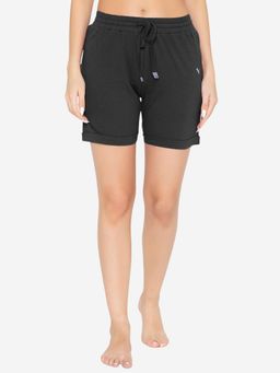 Bonjour - Charcoal Solid Shorts