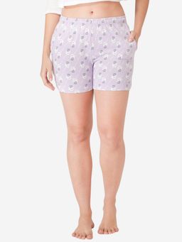 Bonjour - Purple Floral Shorts