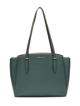 Anne Klein - Green Triple Compartment Zip Tote Bag