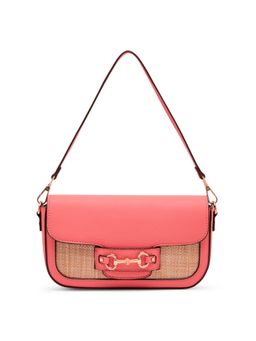 Anne Klein - Coral Textured Shoulder Bag