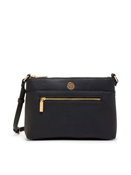 Anne Klein - Black Top Zip Sling Bag