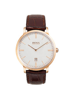 Boss - White Round Analog Watch - 1513463