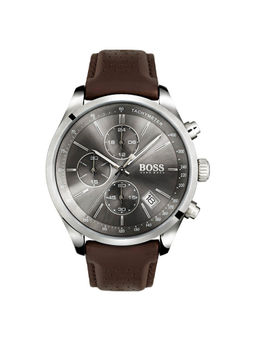 Boss - Grey Round Analog Watch - 1513476