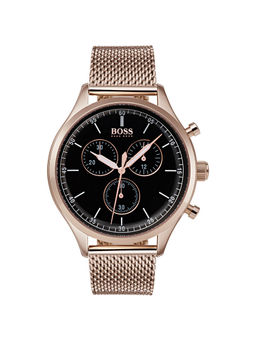 Boss - Black Round Analog Watch - 1513548