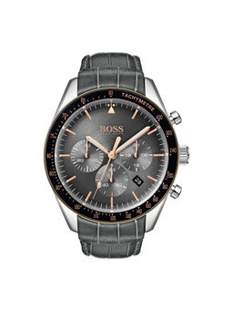 Boss - Grey Round Analog Watch - 1513628