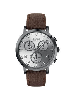 Boss - Silver Round Analog Watch - 1513690