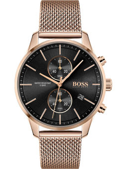 Boss - Black Round Analog Watch - 1513806