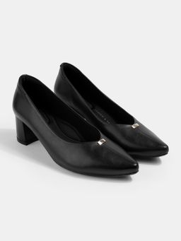 Lemon & Pepper - Women Black Pump Heels
