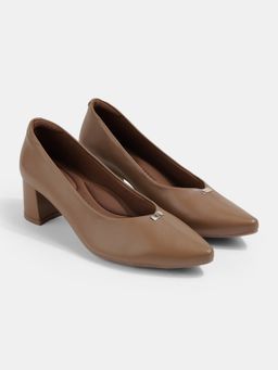 Lemon & Pepper - Women Brown Pump Heels