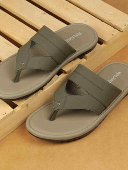 Walkway - Men Olive Casual Flipflops